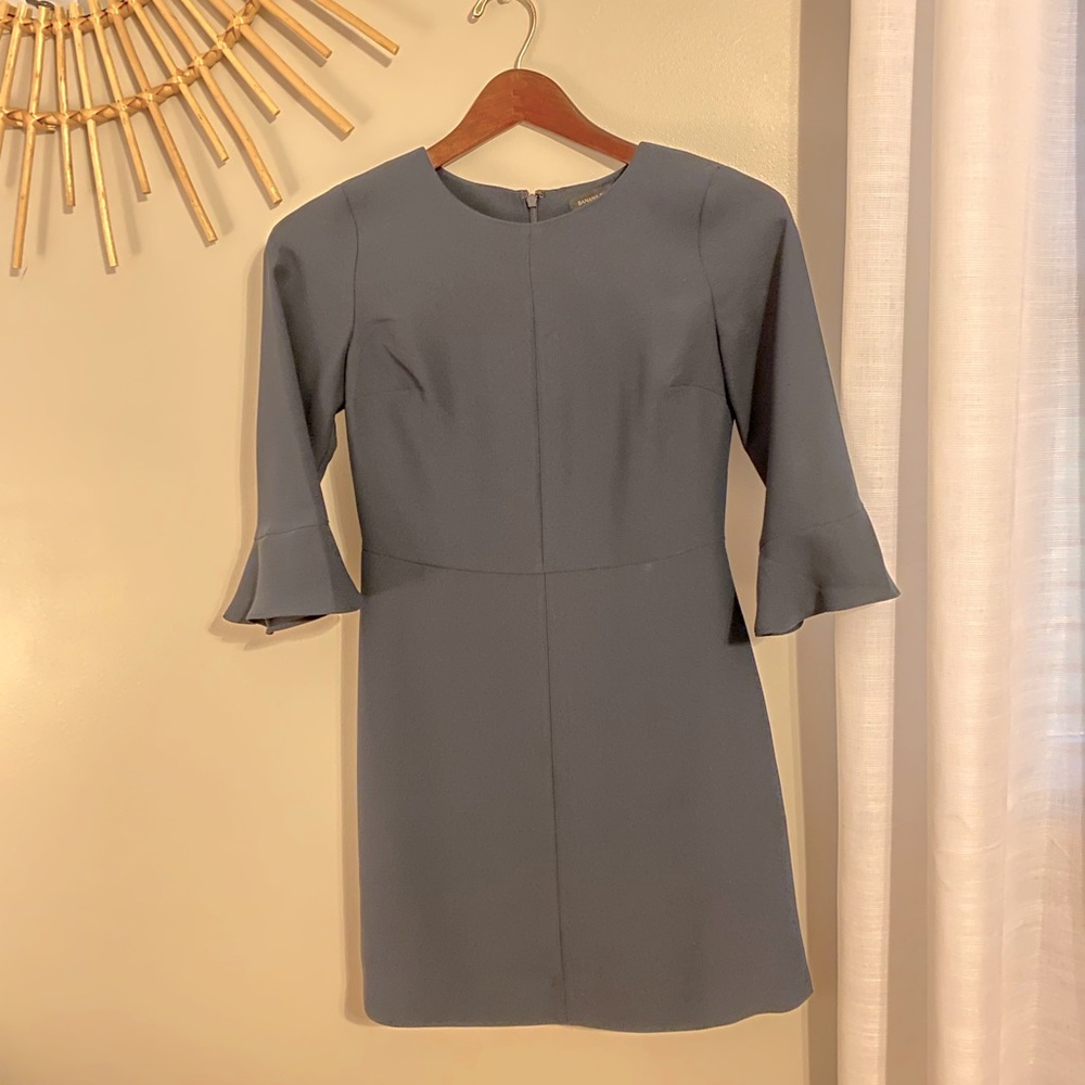 Navy blue banana republic dress